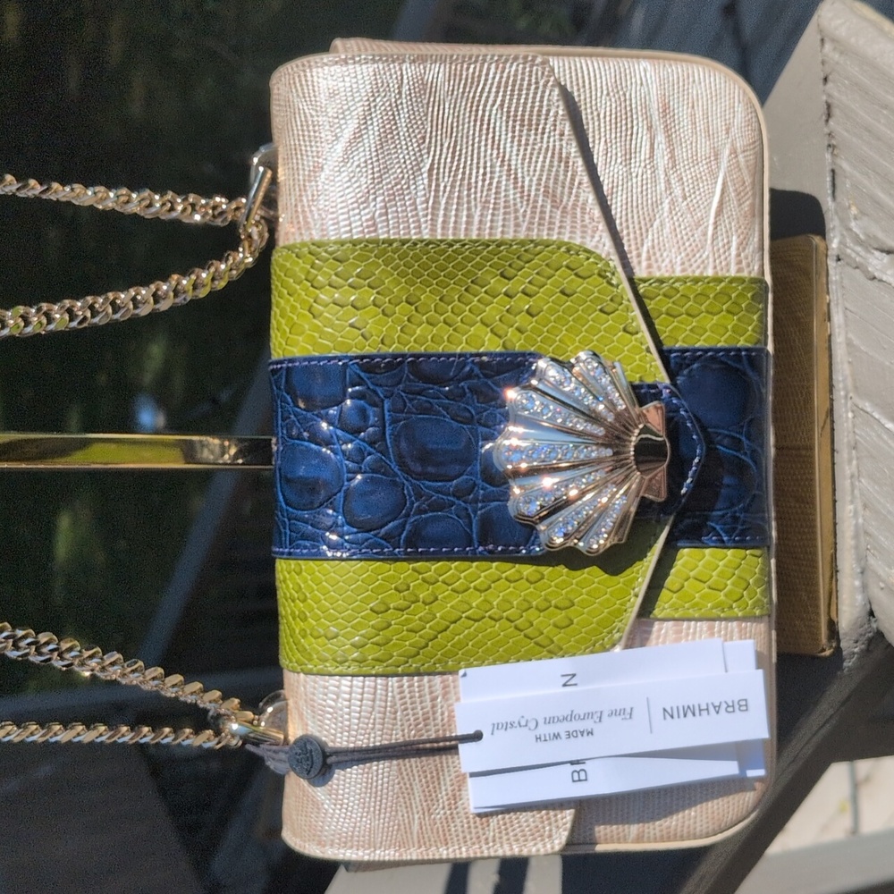 NWT Brahmin Rosa In Multi Antiguo